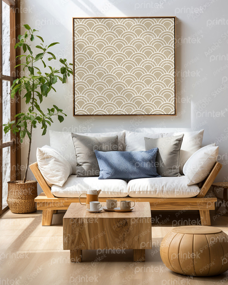 Tranh trừu tượng Wabi Sabi