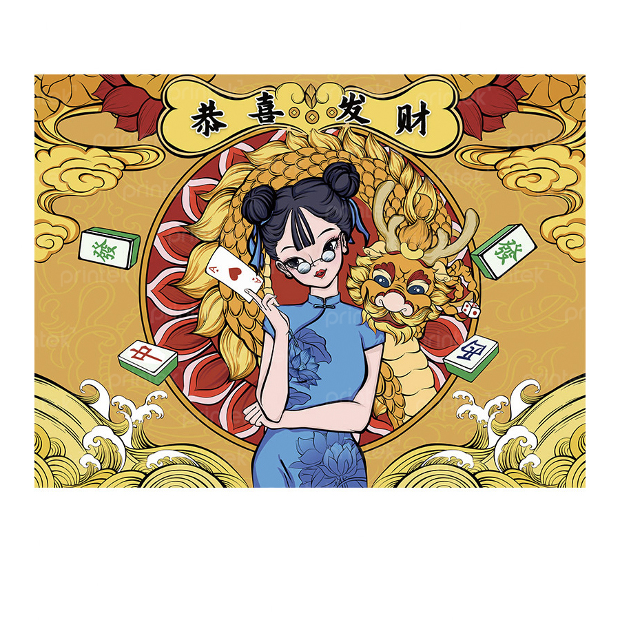 Tranh dán tường quán lẩu - nướng Trung Quốc - ADB33245580
