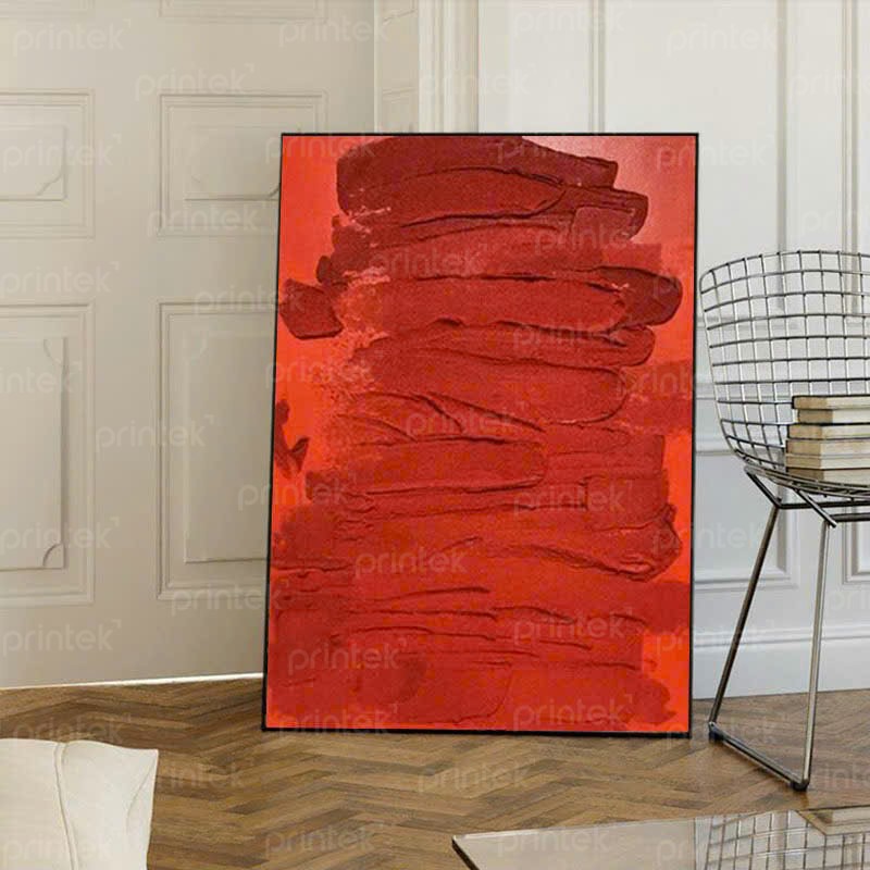 Tranh canvas trừu tượng màu sắc