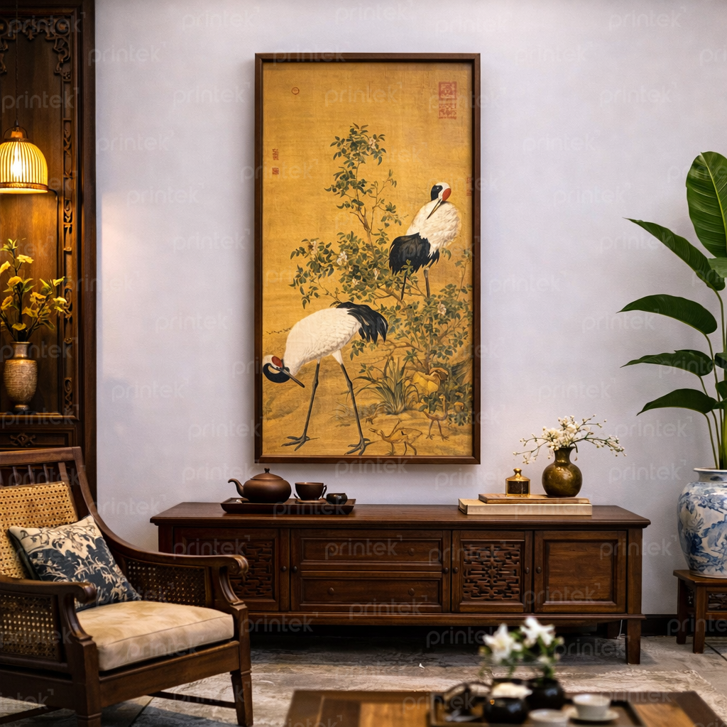 Tranh tùng hạc diên niên