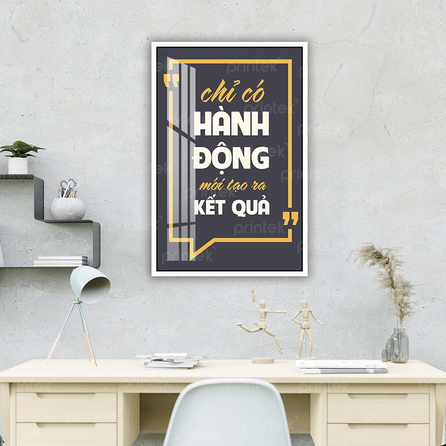 Tranh động lực văn phòng, cỡ 40x60cm – DL001-42