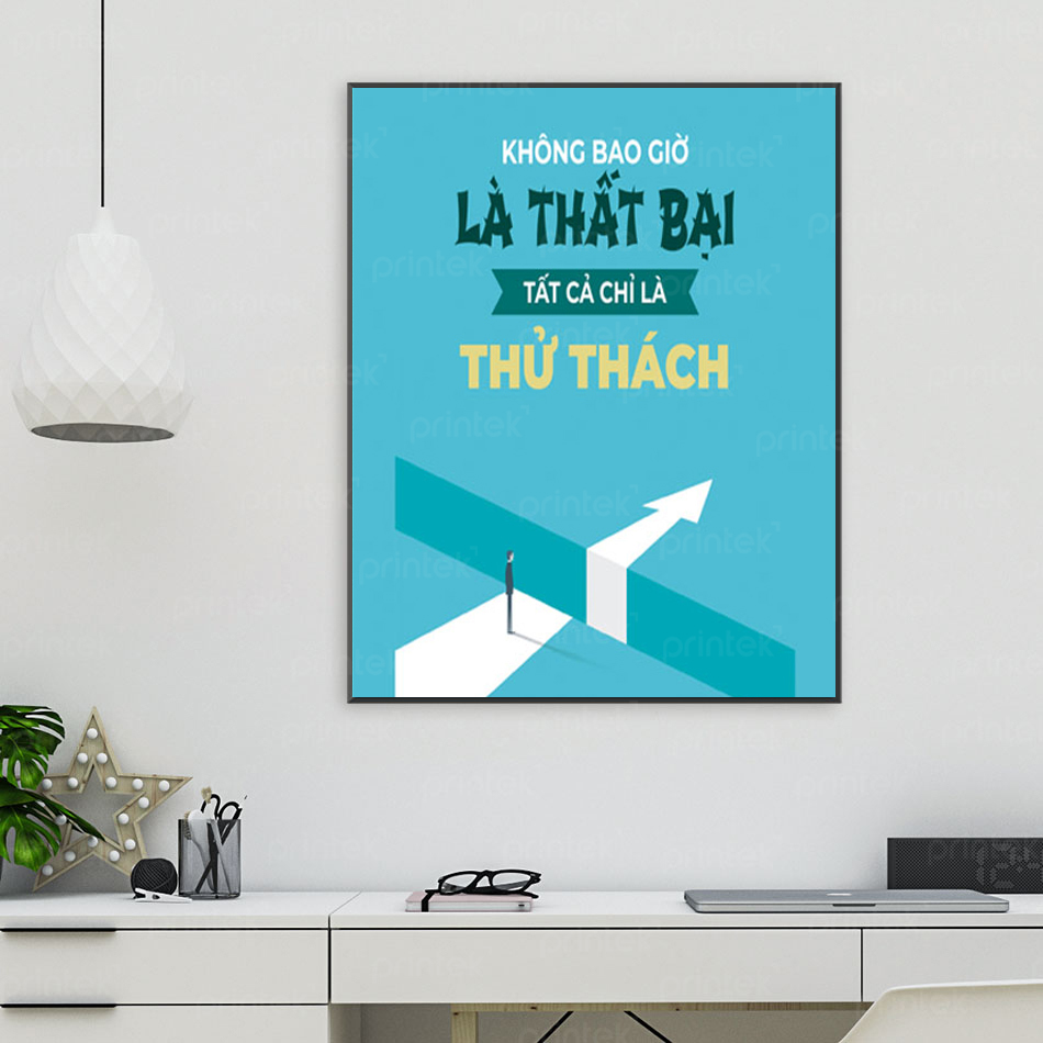 Tranh động lực văn phòng, cỡ 40x60cm – DL001-124