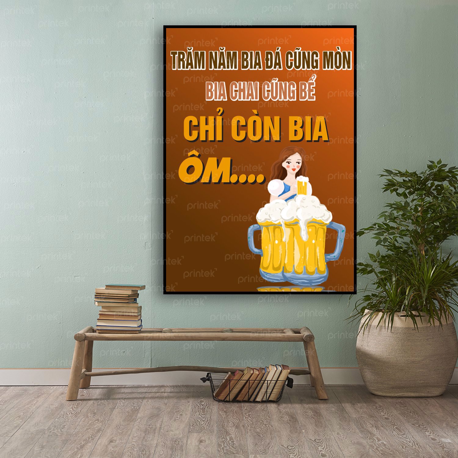 Tranh động lực nhà hàng, cỡ 40x60cm – NH022