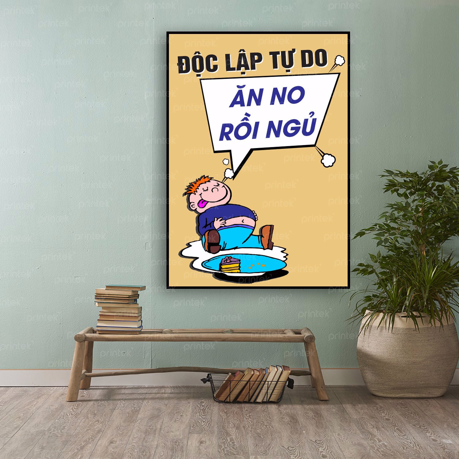 Tranh động lực nhà hàng cỡ 40x60cm - NH005