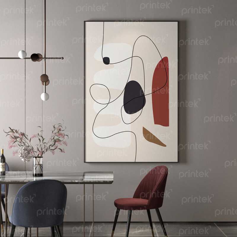 Tranh trừu tượng tối giản, size 50x70cm - ADB3324577432