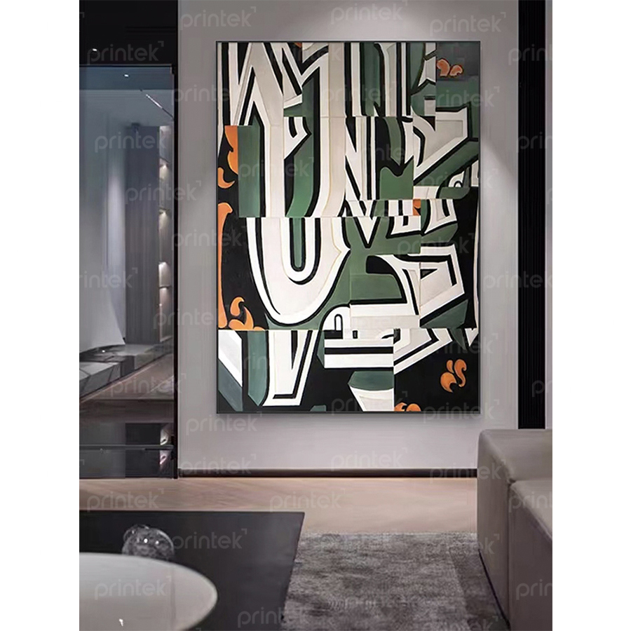 Tranh trừu tượng hiện đại, size 80x120cm - 01CN01WK