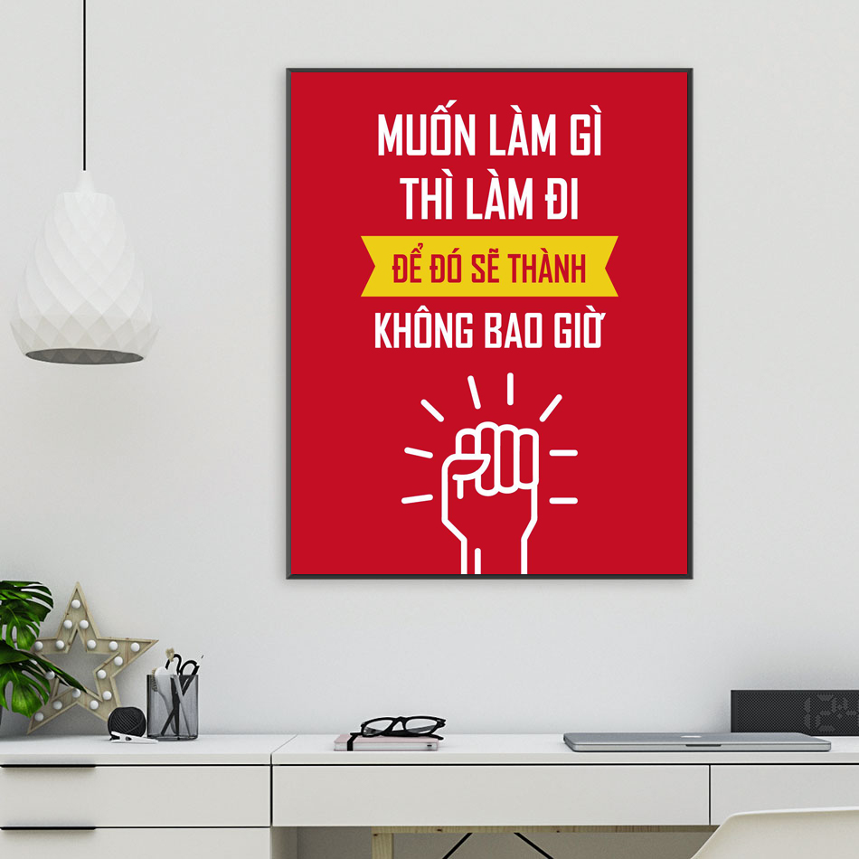 Tranh động lực văn phòng, cỡ 40x60cm - SL30