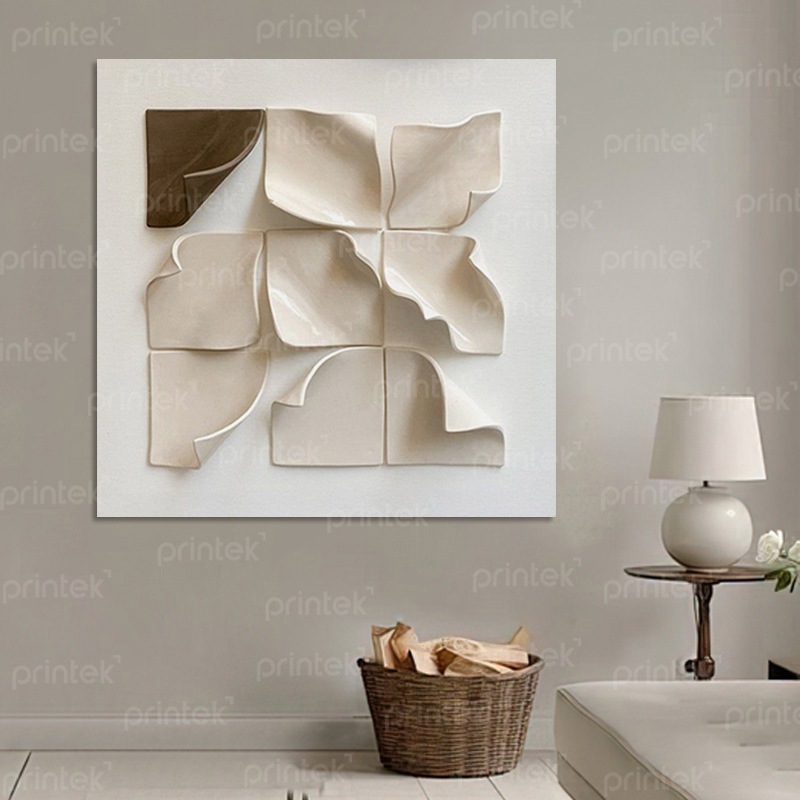 Tranh trừu tượng 3D, in theo yêu cầu - TT4207