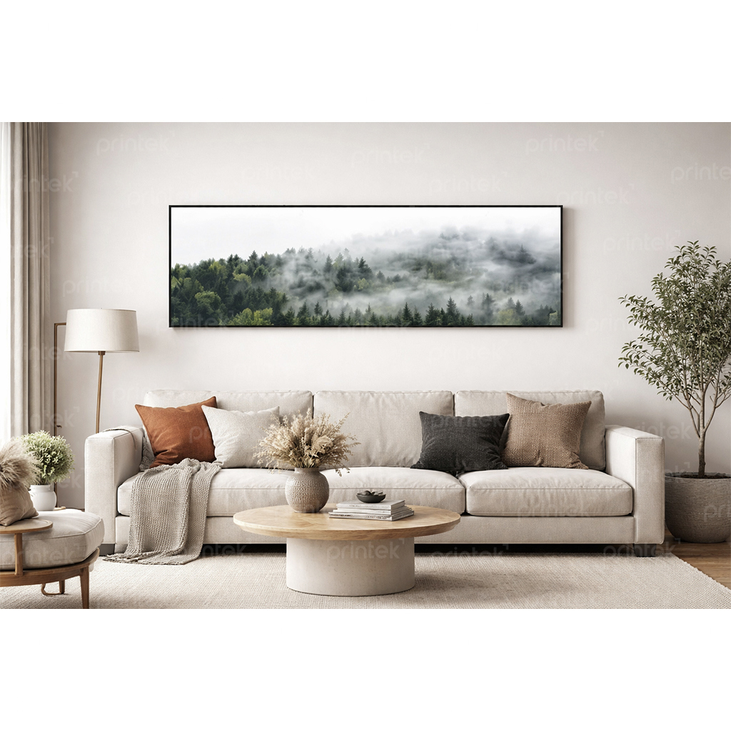 Tranh phong cảnh rừng cây trang trí phòng khách - PC3207