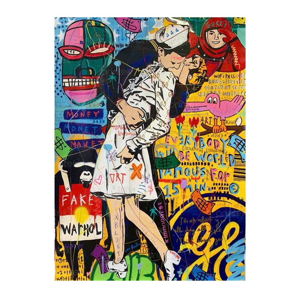 Tranh phong cách pop art, tranh canvas - CG4786