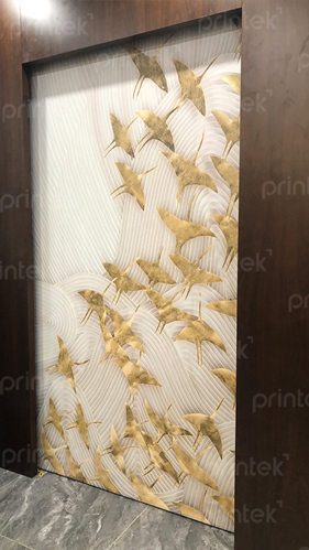 Tranh dán tường trừu tượng