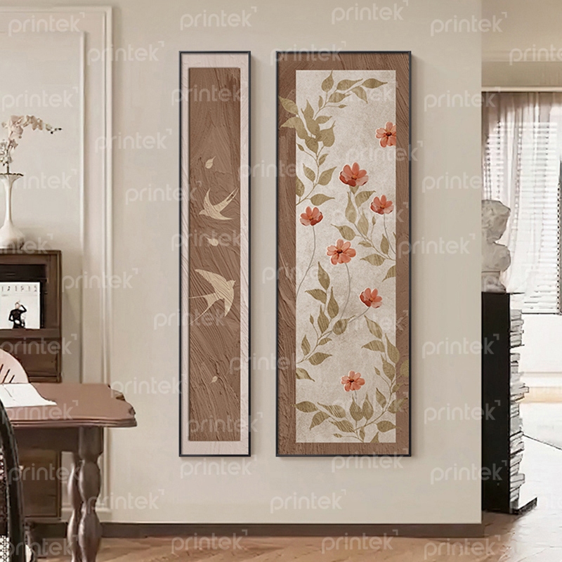 Tranh canvas decor phòng trà đạo