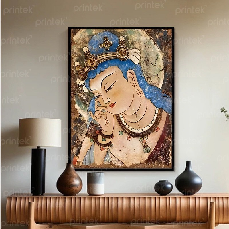 Tranh Phật giáo treo phòng thờ - TP15236