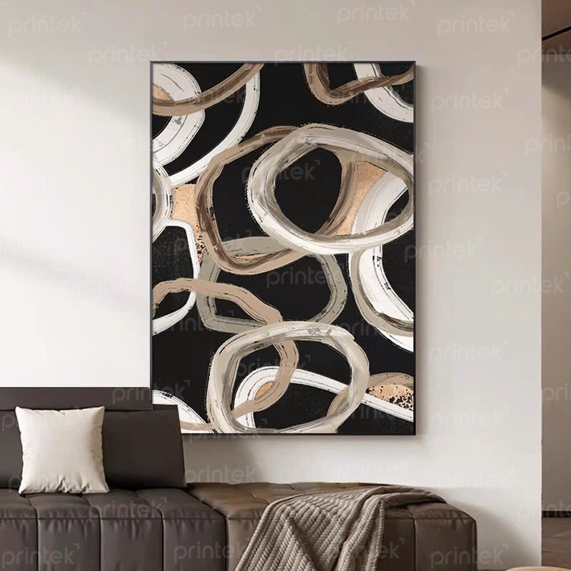 Tranh trừu tượng, tranh treo tường canvas - TT6596