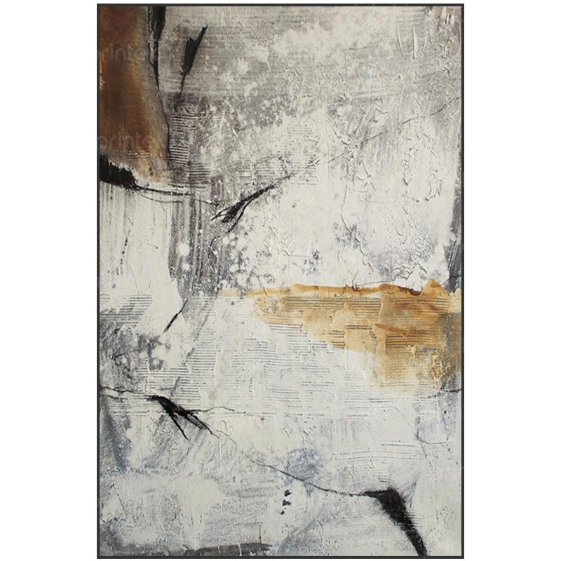 tranh trừu tượng Wabi-Sabi