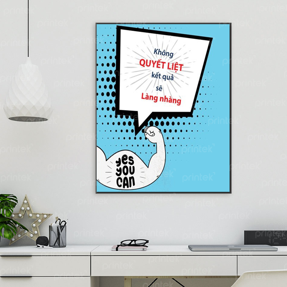 Tranh động lực văn phòng, tranh slogan - DL0353