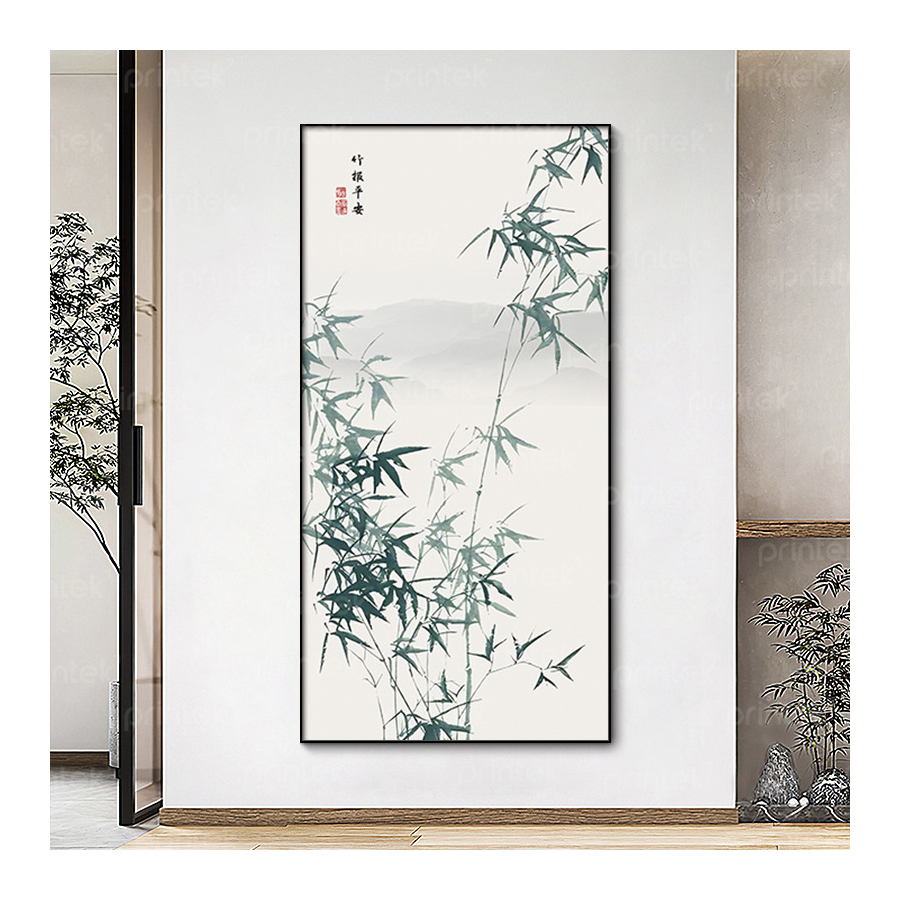 Tranh thuỷ mặc cành trúc, đã có khung - TM1730
