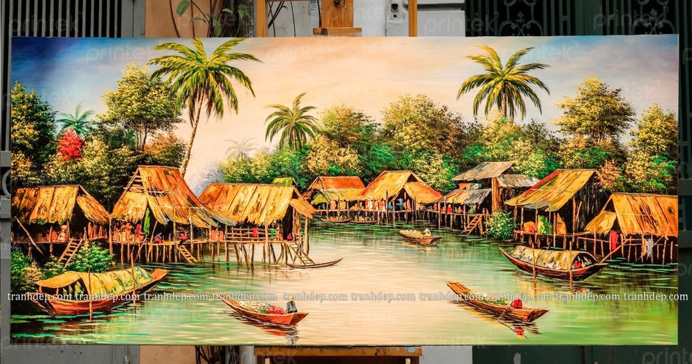 tranh đồng quê