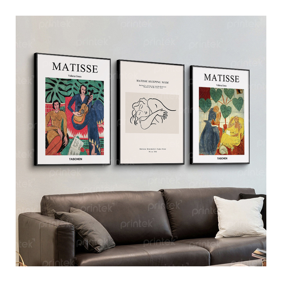 Bộ 3 tranh trừu tượng Matisse - TB13323264