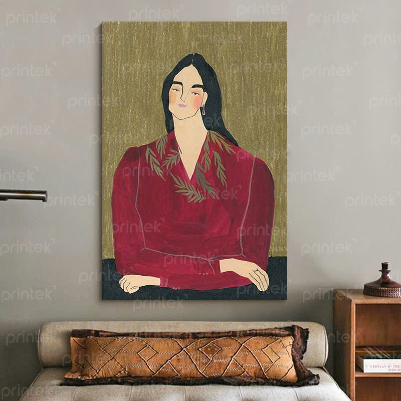 Tranh chân dung, tranh canvas treo tường - CD7217