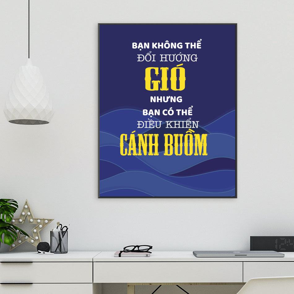 Tranh động lực văn phòng, cỡ 40x60cm - SL19