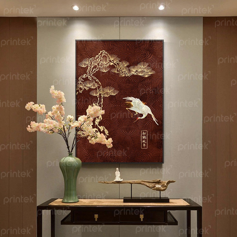 Tranh canvas tùng hạc diên niên - TT146883