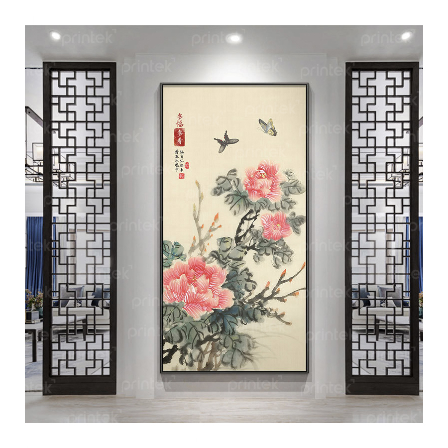 Tranh hoa mẫu đơn - TB13323384