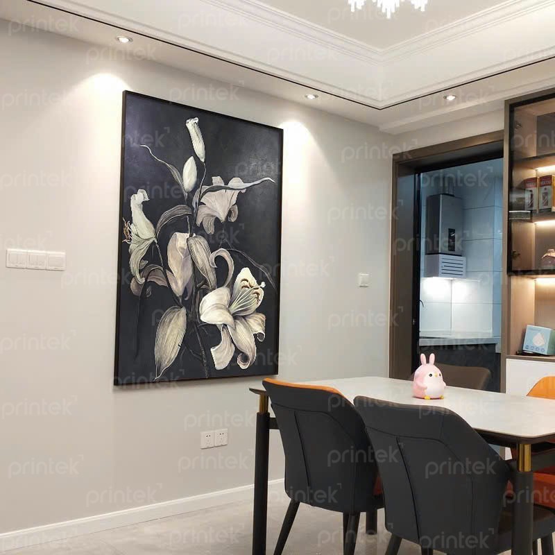 Tranh hoa tối giản treo phòng ăn – TT2125