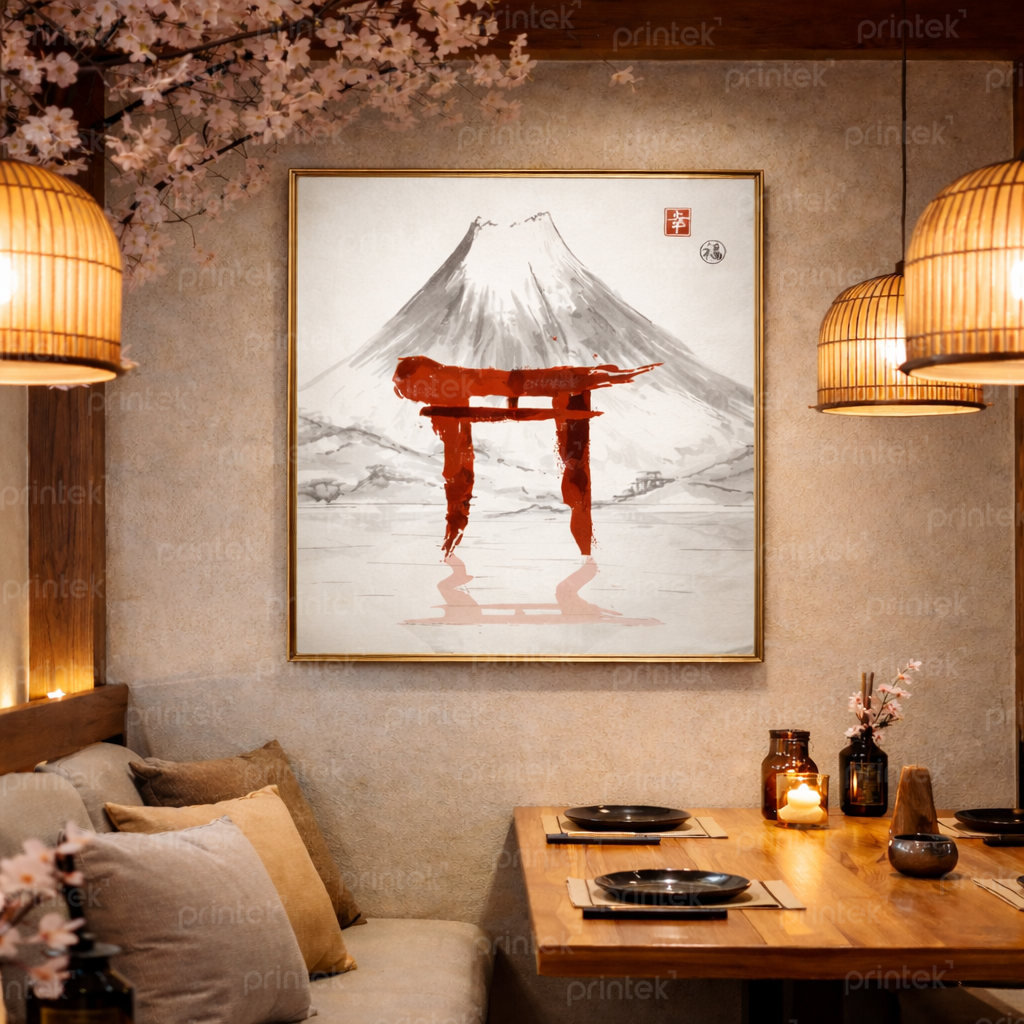 Tranh cổng trời Torii, trang trí nhà hàng, quán ăn Nhật Bản – DC-NB011