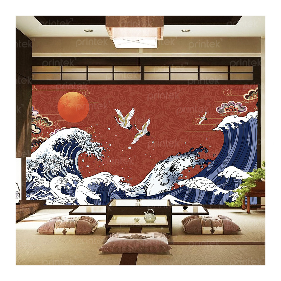 Tranh dán tường nhà hàng Nhật Bản - 01CN010C