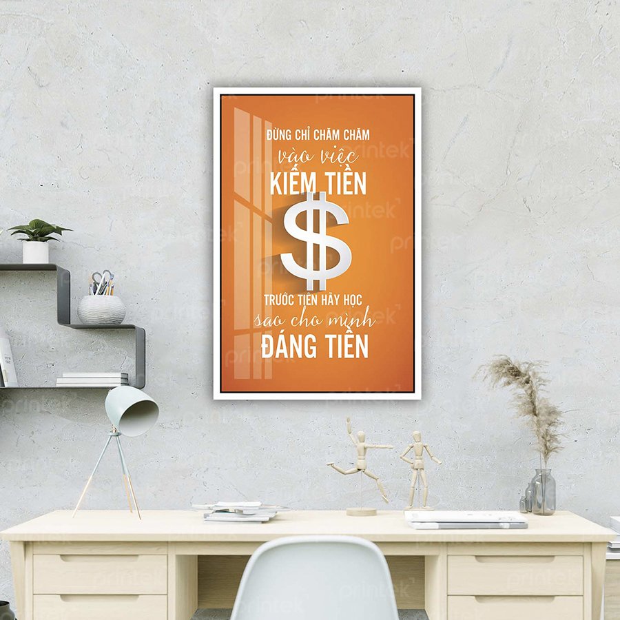 Tranh động lực văn phòng, cỡ 40x60cm – DL001-157