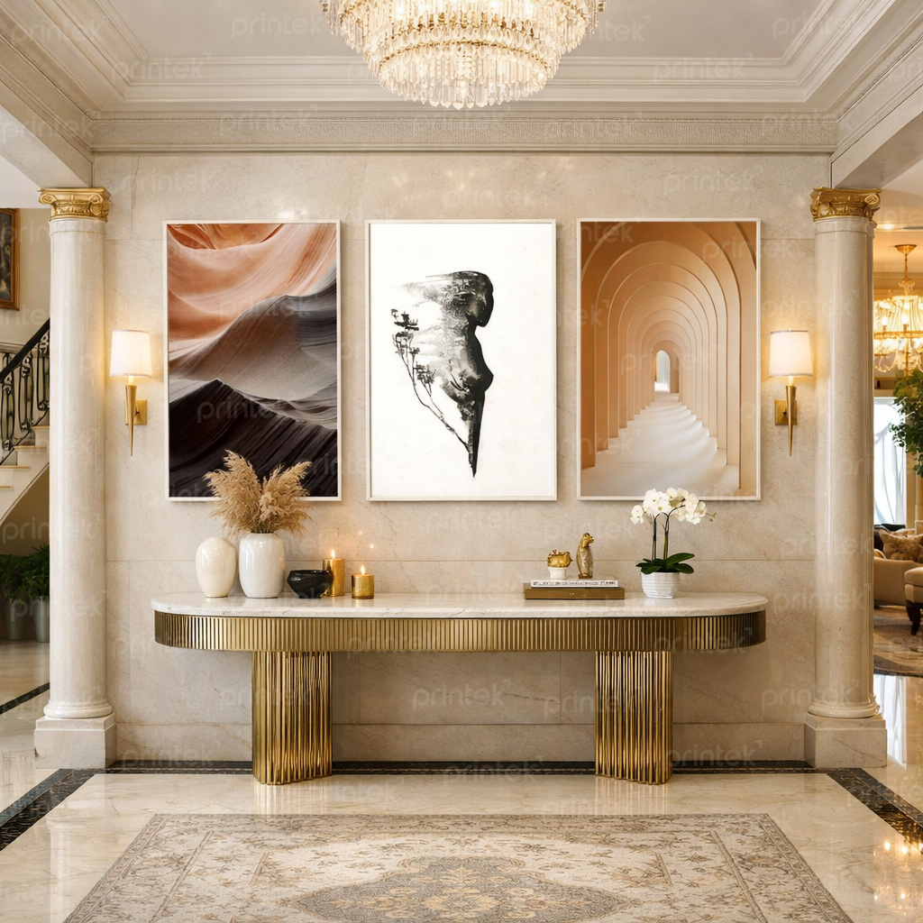 Tranh canvas trừu tượng, đã có khung - DC-086