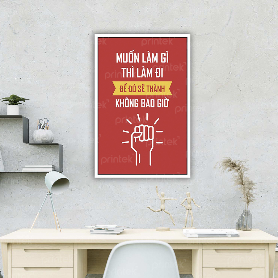 Tranh động lực văn phòng, tranh slogan – DL001-122
