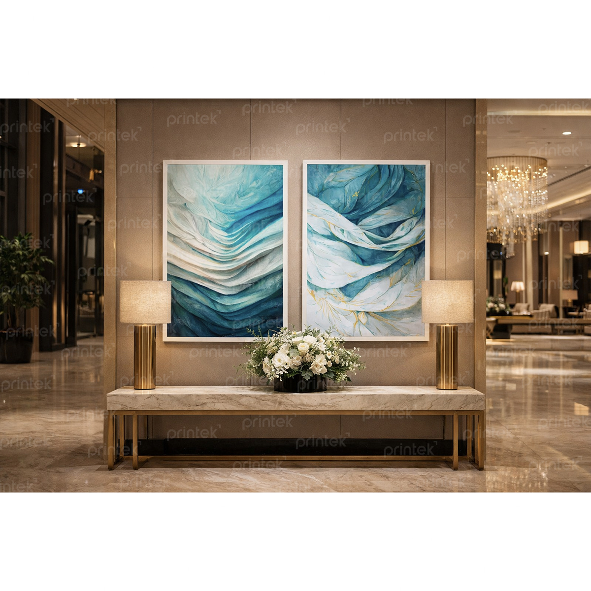 Bộ 2 tranh trừu tượng - DC-ST2777