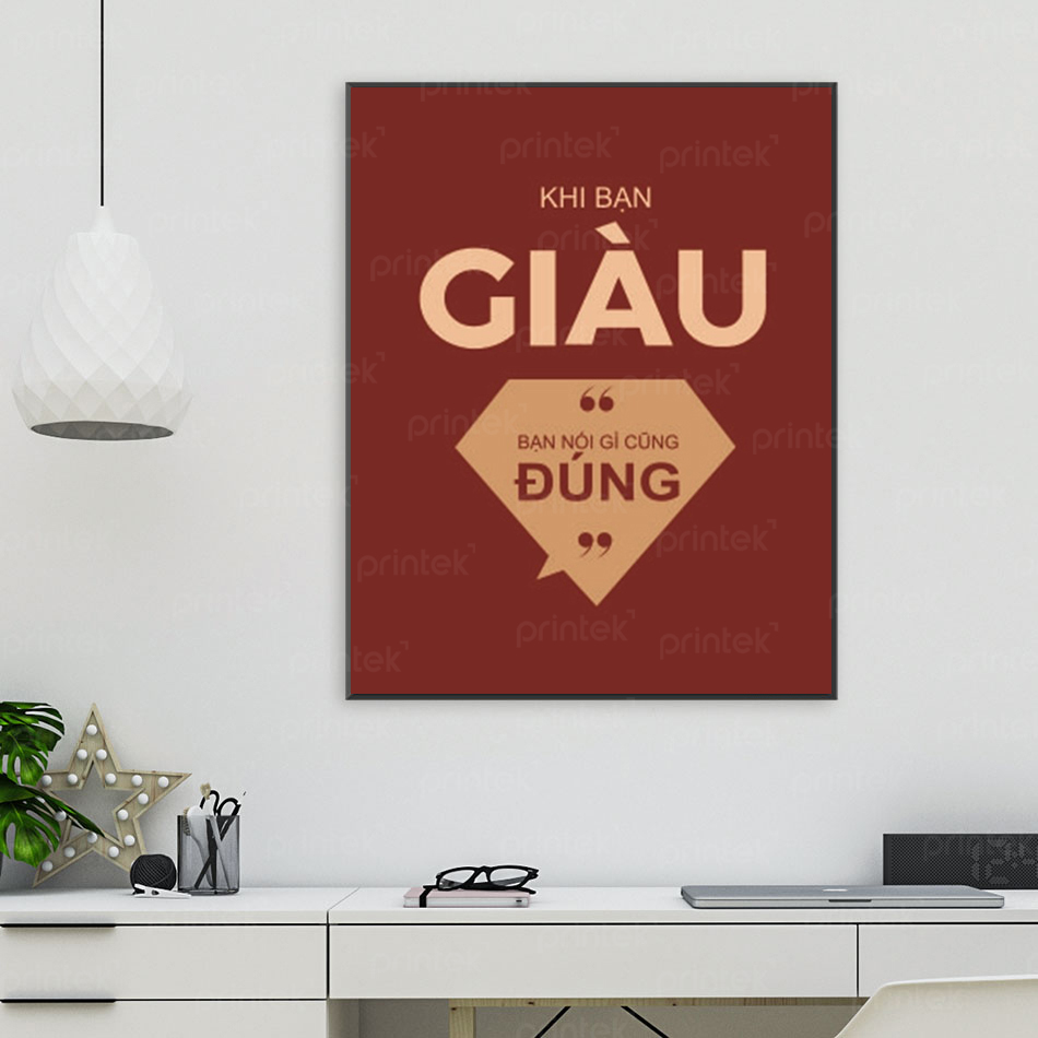 Tranh động lực văn phòng, cỡ 40x60cm – DL06