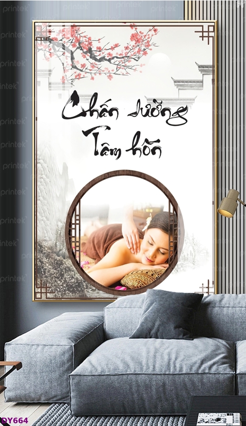 Tranh trang trí Đông y dưỡng sinh spa