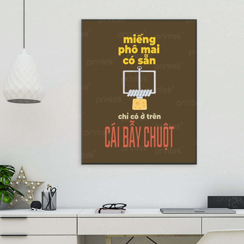 Tranh động lực văn phòng, cỡ 40x60cm - TVP47