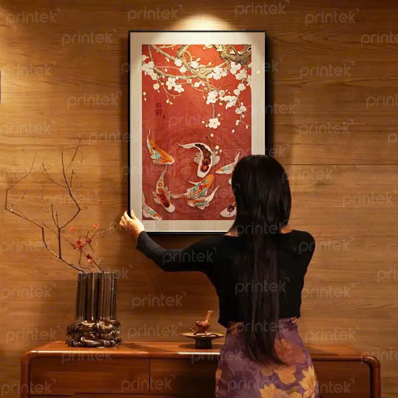 Tranh Tết, Phú quý liên hoa