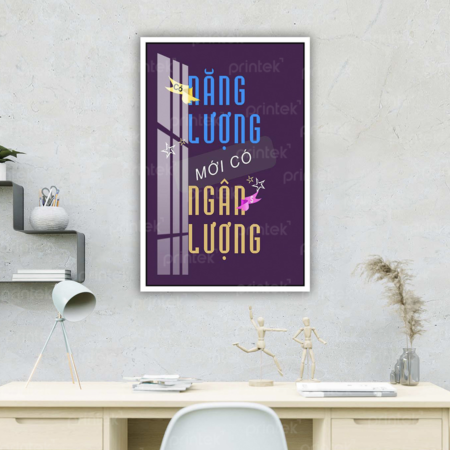 Tranh động lực văn phòng, cỡ 40x60cm – DL001-01