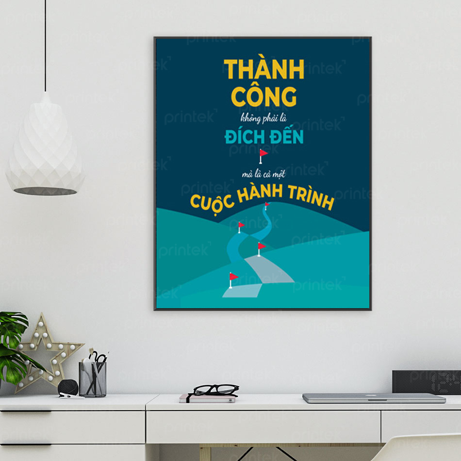 Tranh động lực văn phòng, cỡ 40x60cm – DL001-67