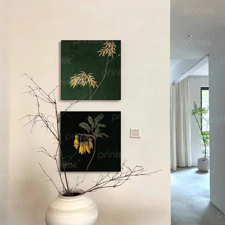 Bộ 2 tranh lá cây - ID12453