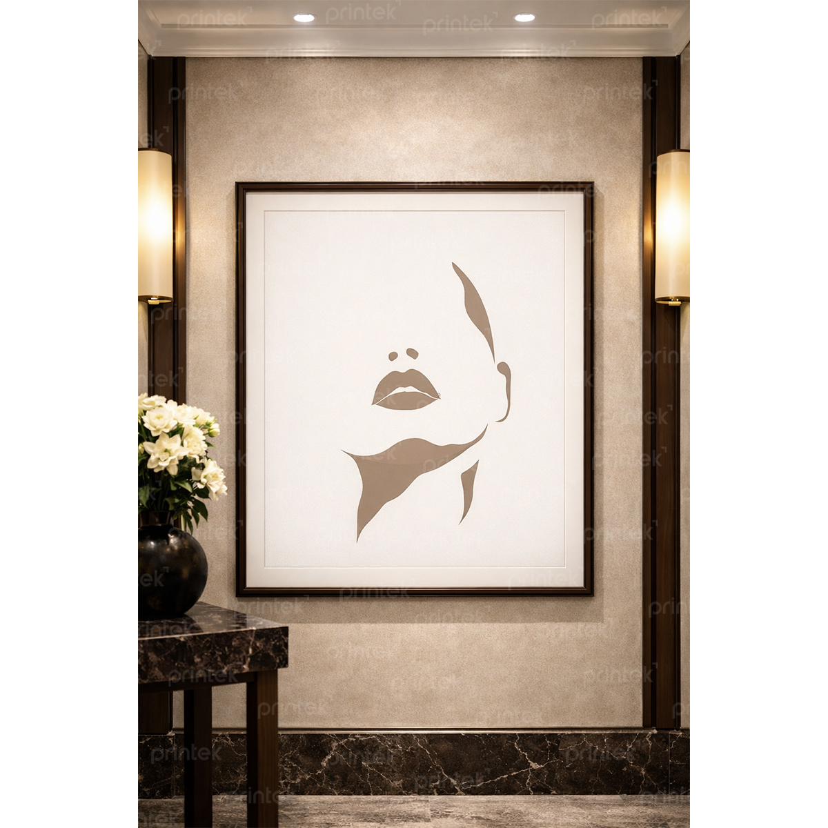 Tranh trừu tượng cô gái – ST2209113