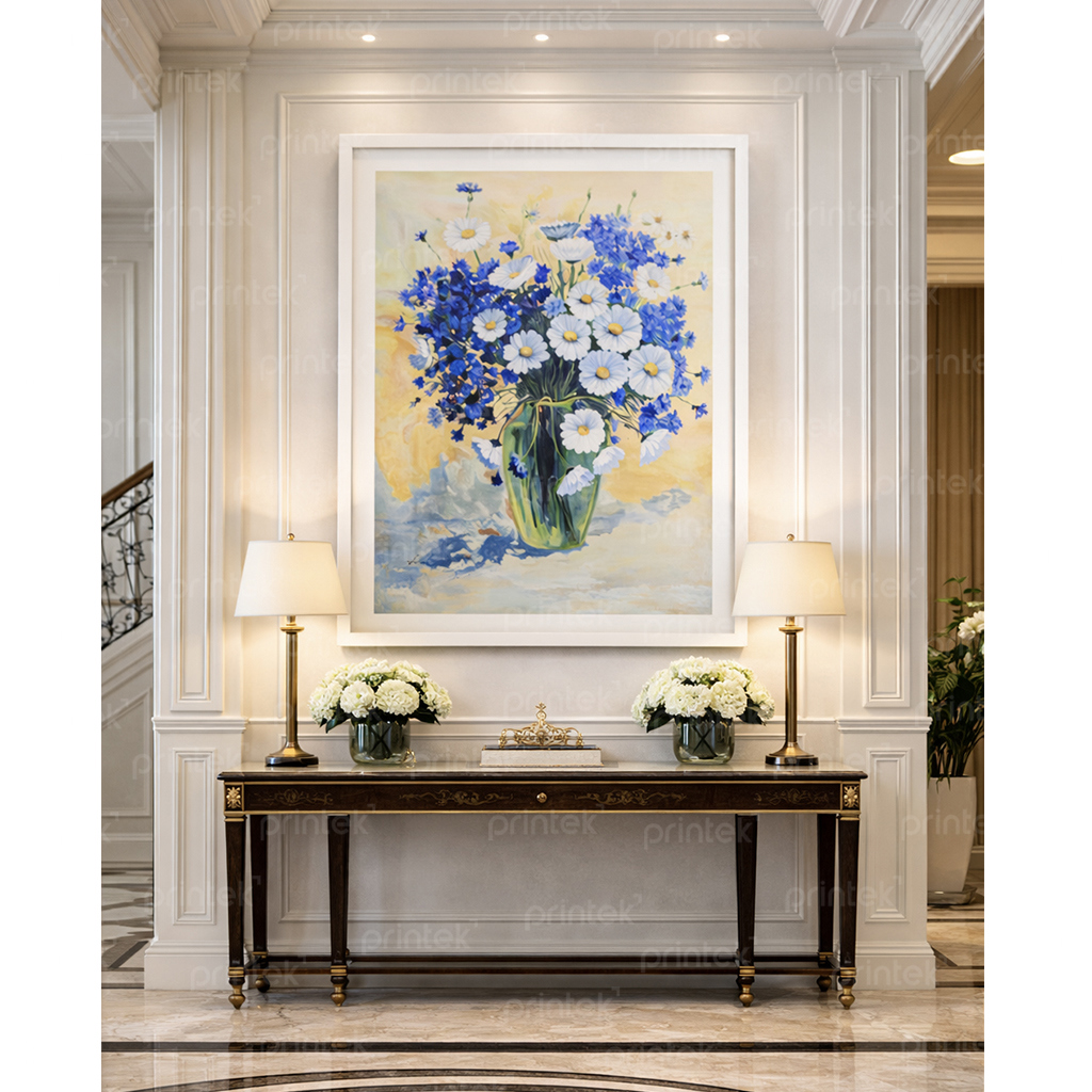 Tranh tĩnh vật lọ hoa – MS4561