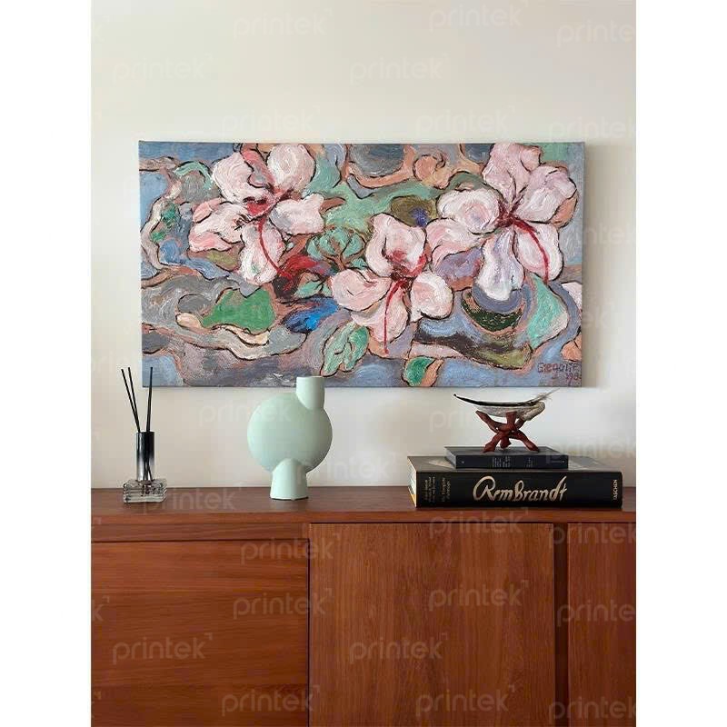 Tranh hoa trang trí phòng khách, tranh canvas - H1449