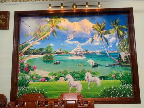 Tranh dán tường phòng khách