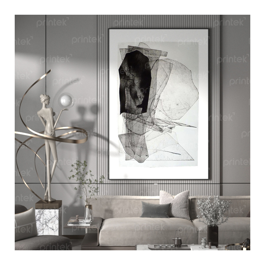 Tranh trừu tượng tối giản, size 80x120cm - TB3324577843