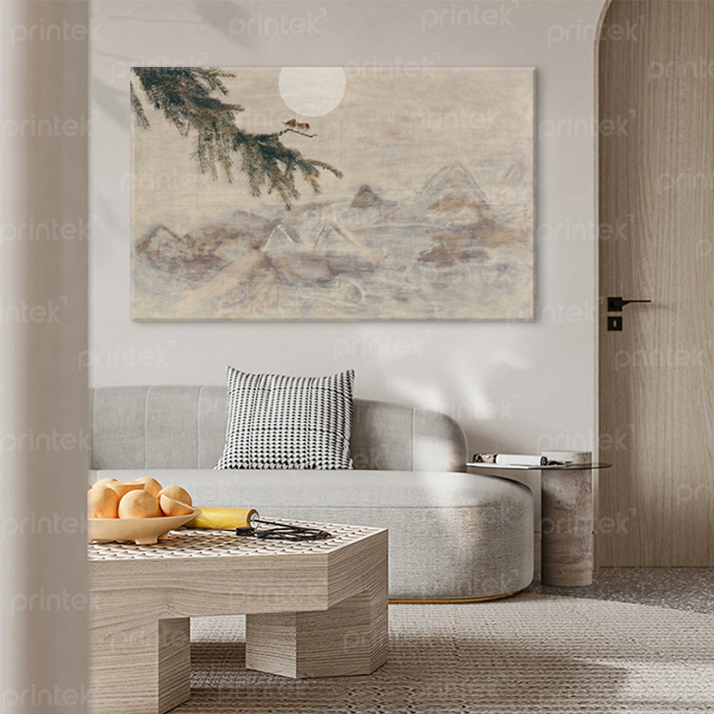 Tranh thủy mặc trang trí phòng khách - TMG4451