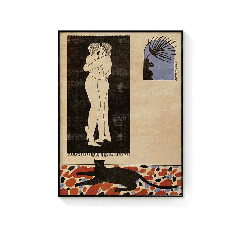 Tranh trừu tượng, tranh treo tường canvas - TT1718