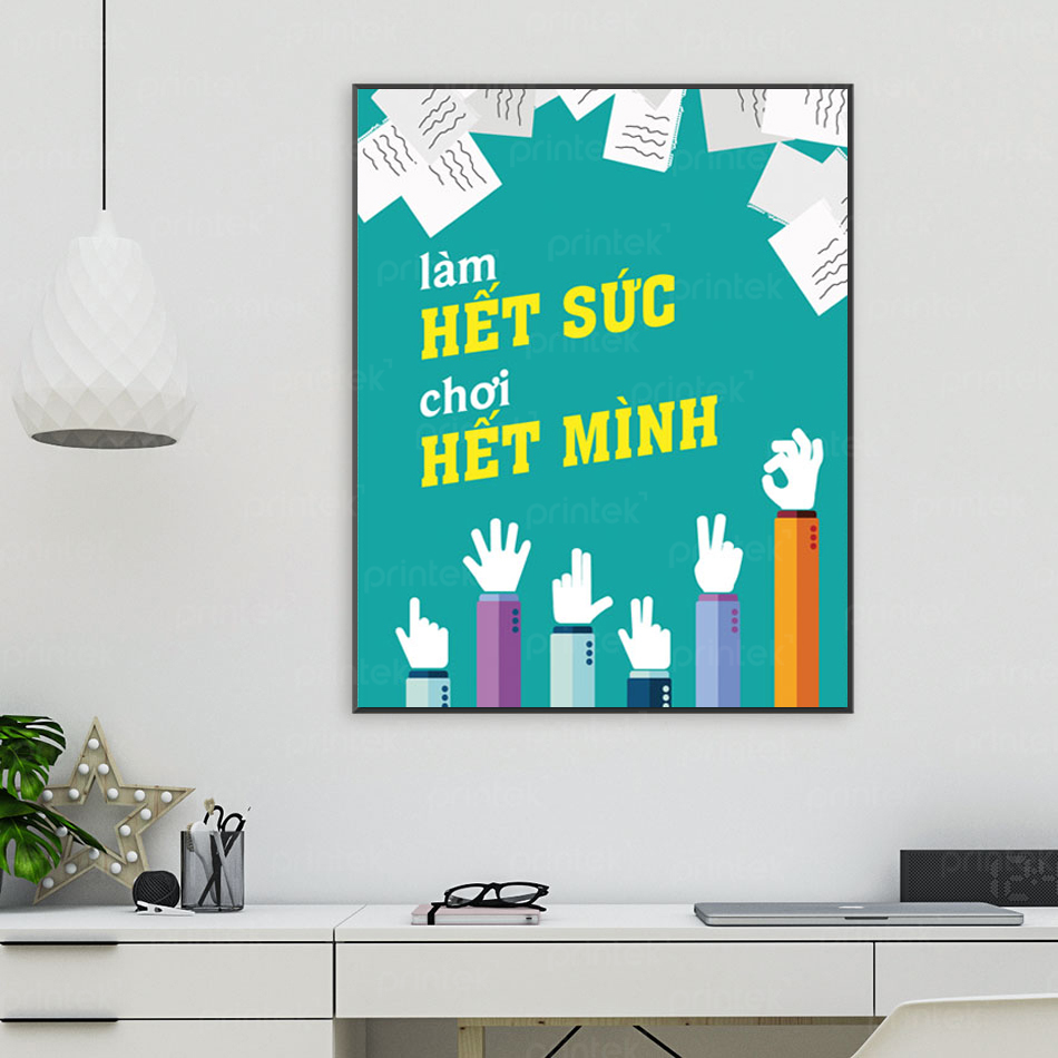 Tranh động lực văn phòng, cỡ 40x60cm – DL001-97