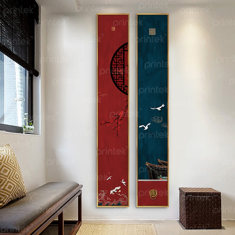 Bộ 2 tranh canvas decor phòng Trà - HC-111342022